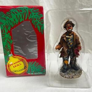 Collectible Clown Doll Ornament by Effanbee - Limited Edition 1998
